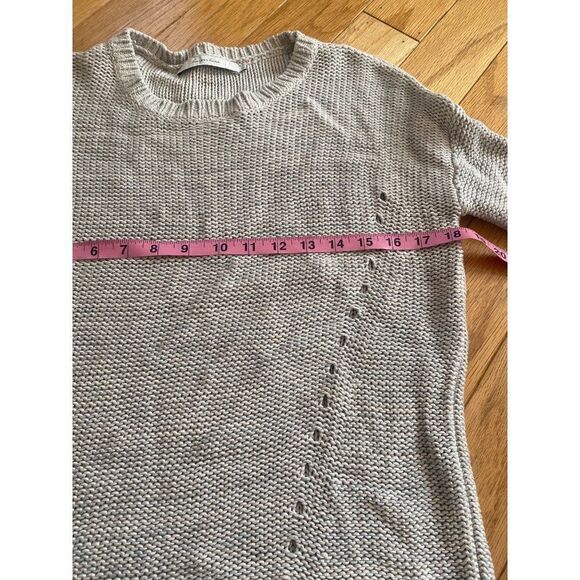 Harper Lane, women's casual cream color knit pullover sweater size XS - Picture 7 of 8